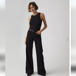 Levi's 318 Shaping Wide Leg Jeans Black NWT 34/32